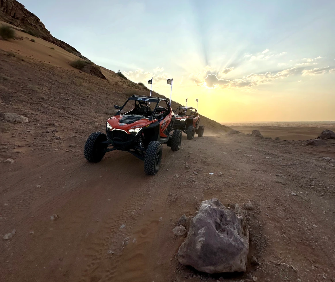 Sunrise And Sunset At Fossil Rock
